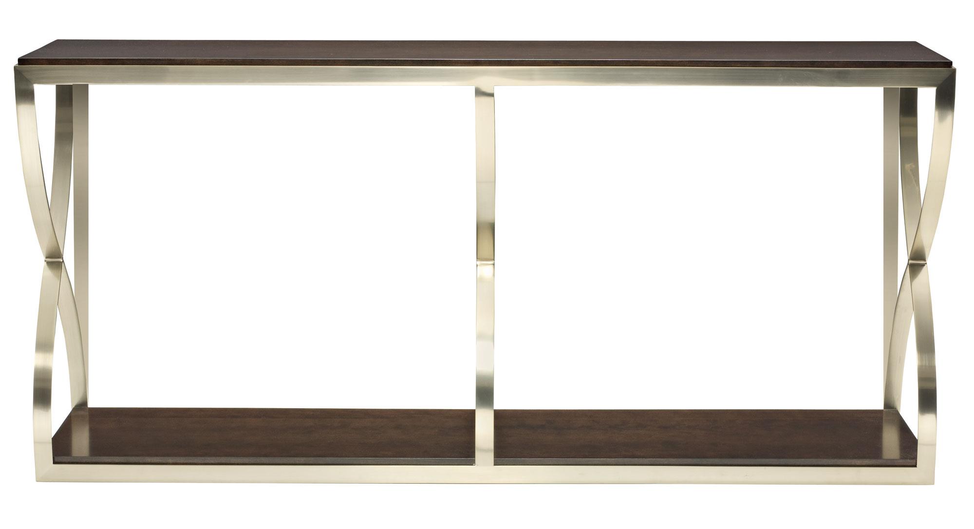 Bernhardt Miramont 360911 Console Table with X Pedestals Baer's